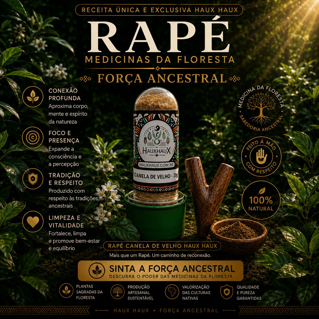 Rapé Canela de Velho